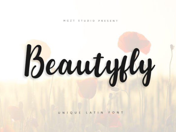 Beautyfly Typeface: Elevating Digital Brand Identity with Script Amp