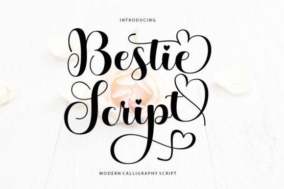 Bestie Script: A Modern Typeface for Feminine Brand Identity