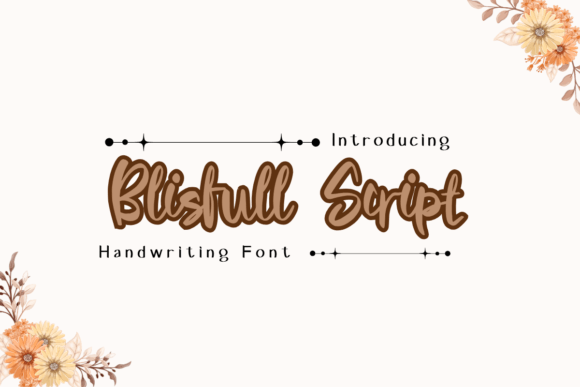 Blisfull Script: Elevate Brand Identity with Elegant Typography