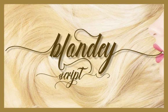 Blondey Script: The Handwritten Typeface for Scroll-Stopping Campaigns