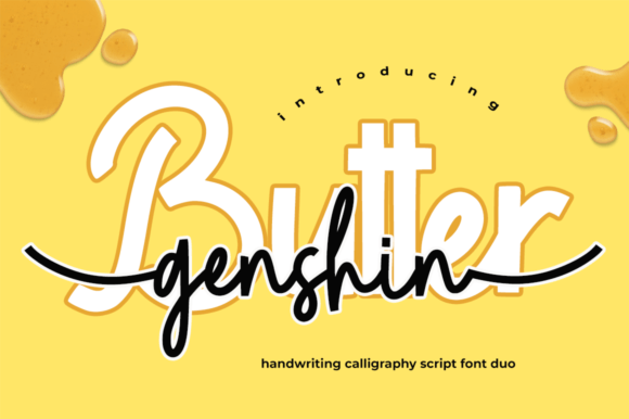 Butter Genshin: The Perfect Modern Handwritten Font for Crafters