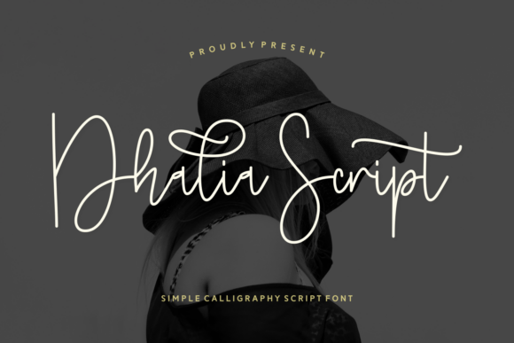 Dhalia Script: Elevating Editorial Design with Modern Calligraphy