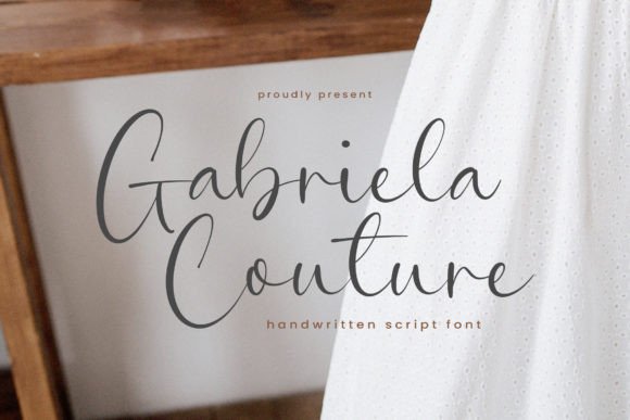 Gabriela Couture: The Elegant Script Font for Premium Web Design