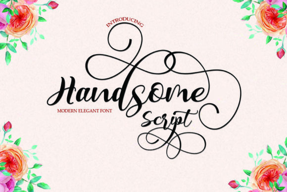 Handsome Script: A Dazzling Typeface for Modern Branding