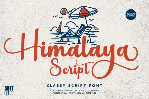 Himalaya Script: Elevating Digital Brand Identity with Elegant Typography