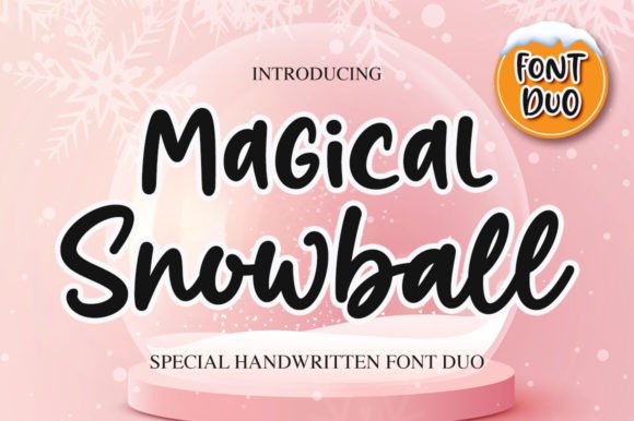 Magical Snowball: The Premium Font for Chic Campaigns