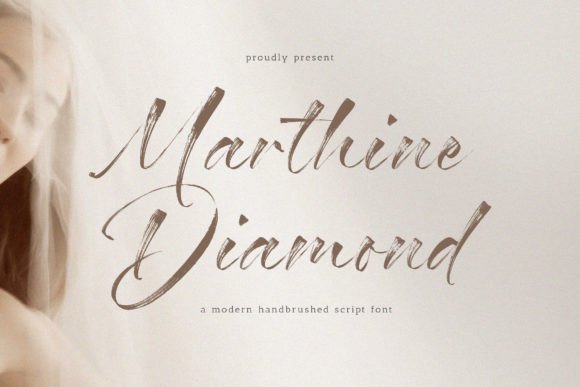 Marthine Diamond: The Premium Script Font for Scroll-Stopping Campaigns