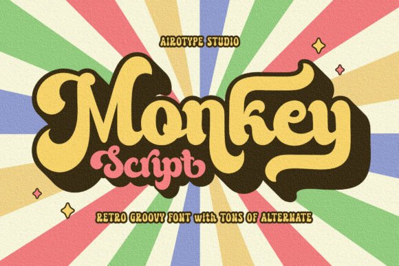 Monkey Script: A Bold Handwritten Typeface for Editorial Design