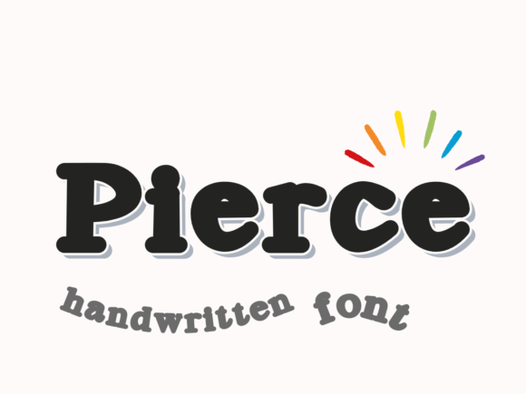 Pierce: A Handwritten Typeface for Editorial Identity