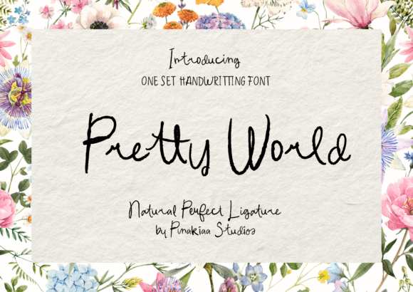 Pretty World: The Perfect Handwritten Font for Crafters and Sellers