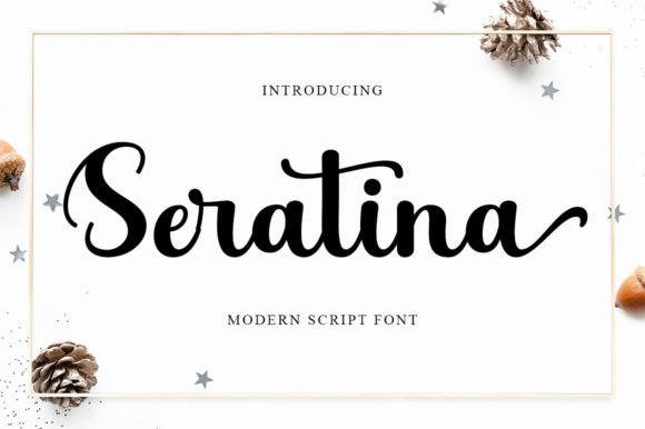 Reviewing Seratina Script for Editorial Design and Content Layouts