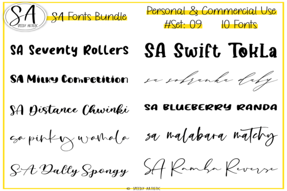 Script and Handwritten Bundle 9: The Perfect Typeface for Digital Branding