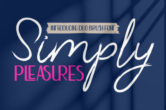 Simply Pleasures: A Modern Typeface for Editorial Calm