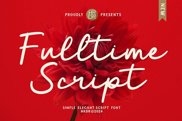 Upgrade Your Brand Identity with the Fulltime Script Typeface