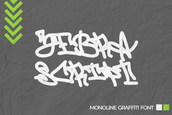 Zebra Script: The Perfect Monoline Graffiti Typeface for Handmade Brands